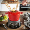 Gusseisen Fondue Set Käse